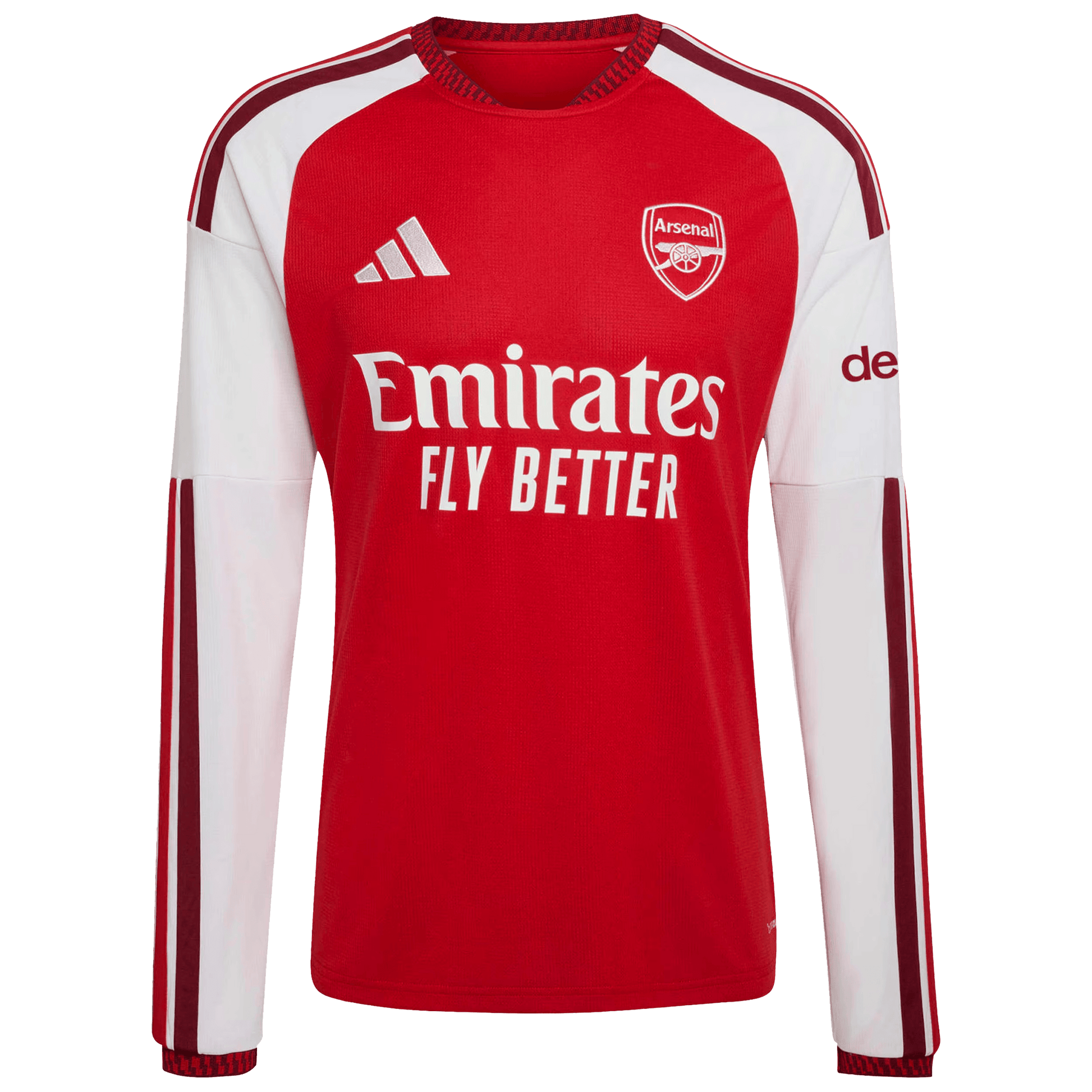 Arsenal 2026/27 Home Stadium Replica Long Sleeve Jersey - Eze 10 front view