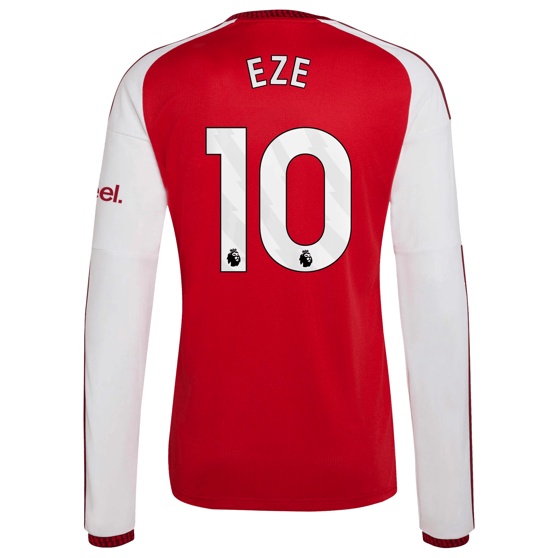 Arsenal 2026/27 Home Stadium Replica Long Sleeve Jersey - Eze 10 back view