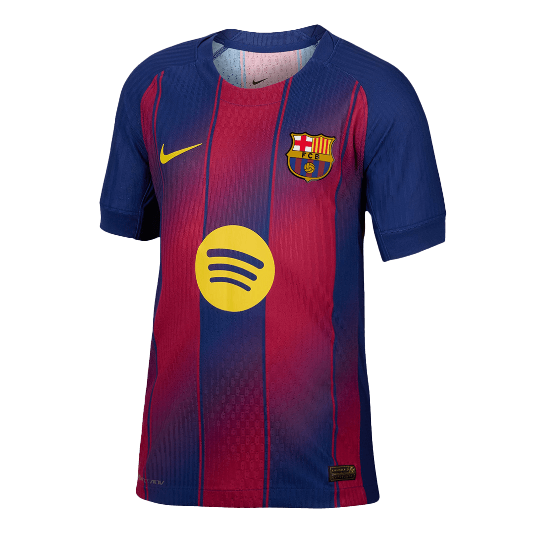 LAMINE YAMAL #10 Barcelona Home Authentic Soccer Jersey 2025/26 - UCL