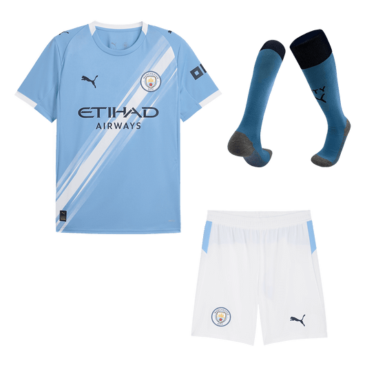 Manchester City Home Jerseys Full Kit 2025/26