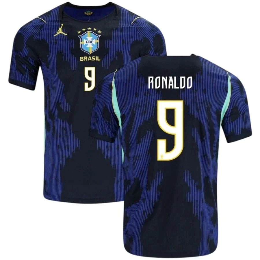 Brazil 2026 World Cup Away Stadium Replica Jersey With Endrick #9 Printing