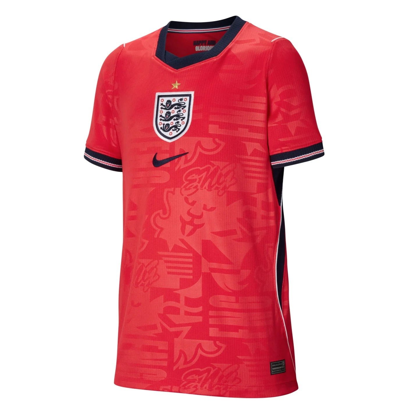 England 2026 World Cup National Team Stadium Away Kids Jersey front view