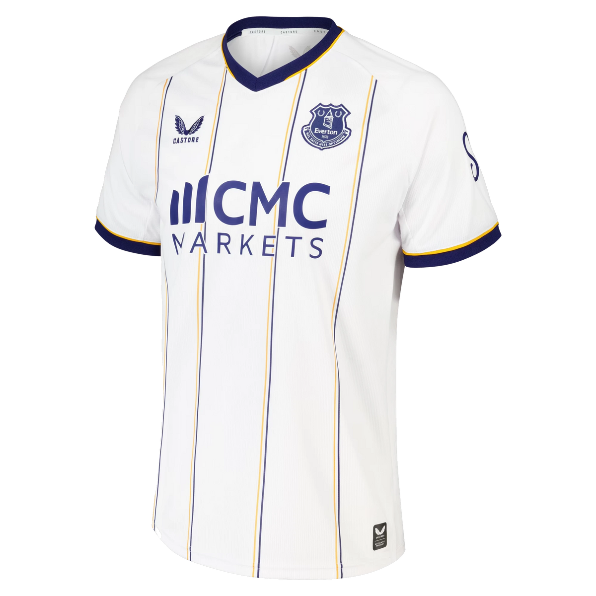 Front view of Everton Castore 2026-2027 away white replica soccer jersey by Final Third Kit