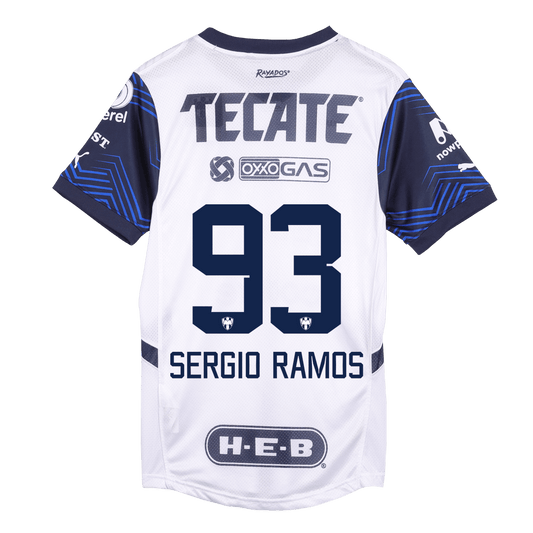 Authentic #93 SERGIO RAMOS Soccer Jersey Monterrey Away Shirt 2024/25
