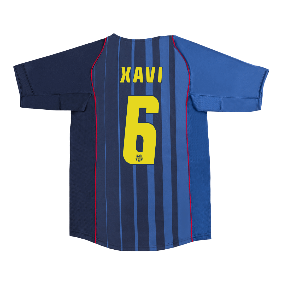 Retro Jersey XAVI #6 Barcelona Retro Jersey Away Soccer Shirt 2004/05