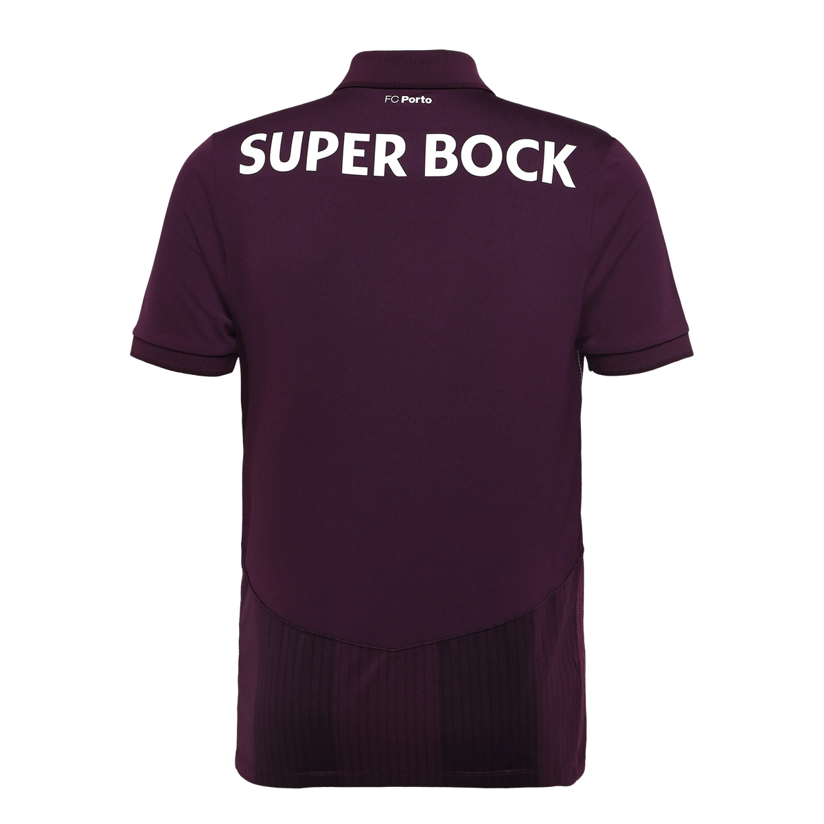 Back view of FC Porto 2026-2027 away claret stadium replica football shirt by Final Third Kit