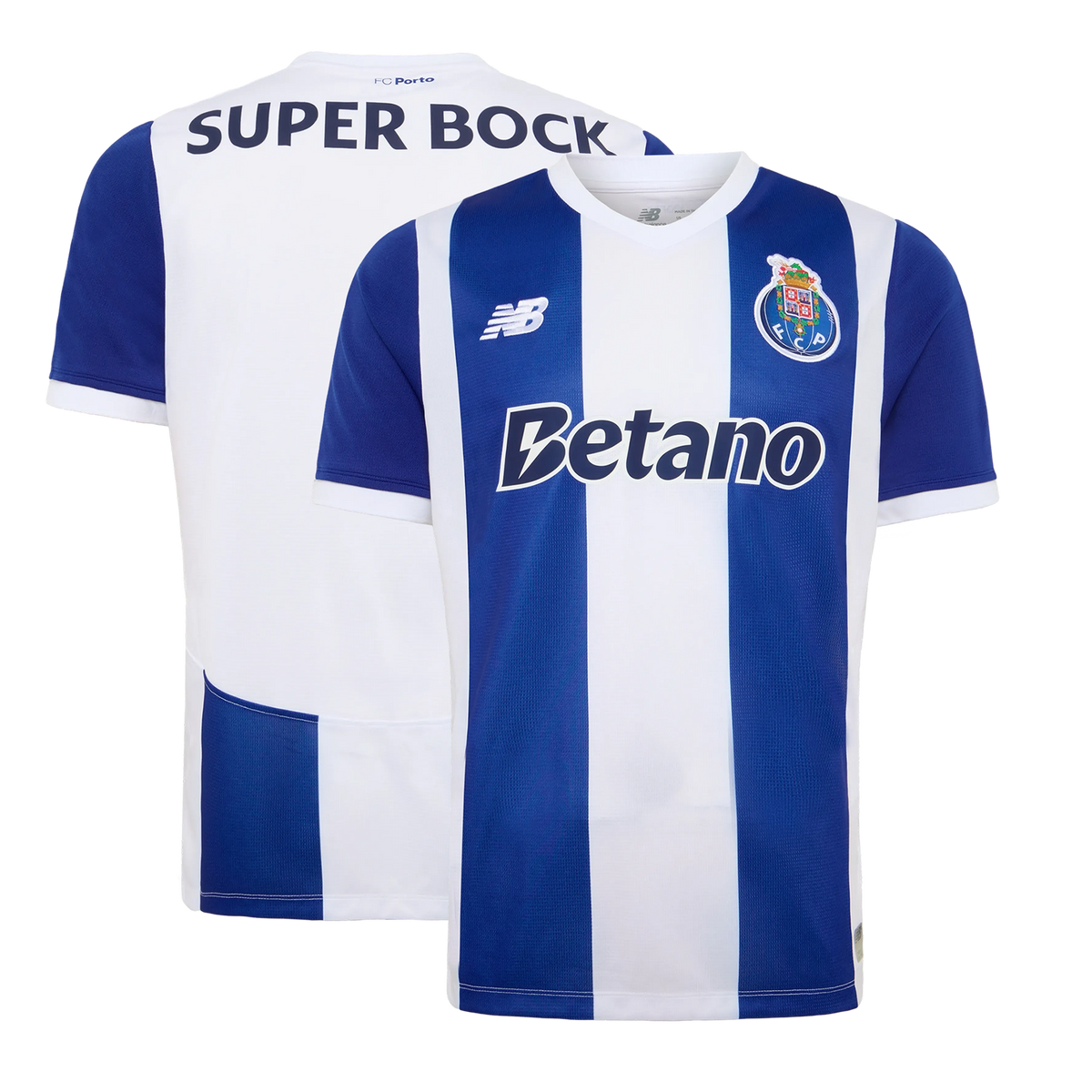 Front and back view of FC Porto 2026-2027 home blue stadium replica jersey by Final Third Kit