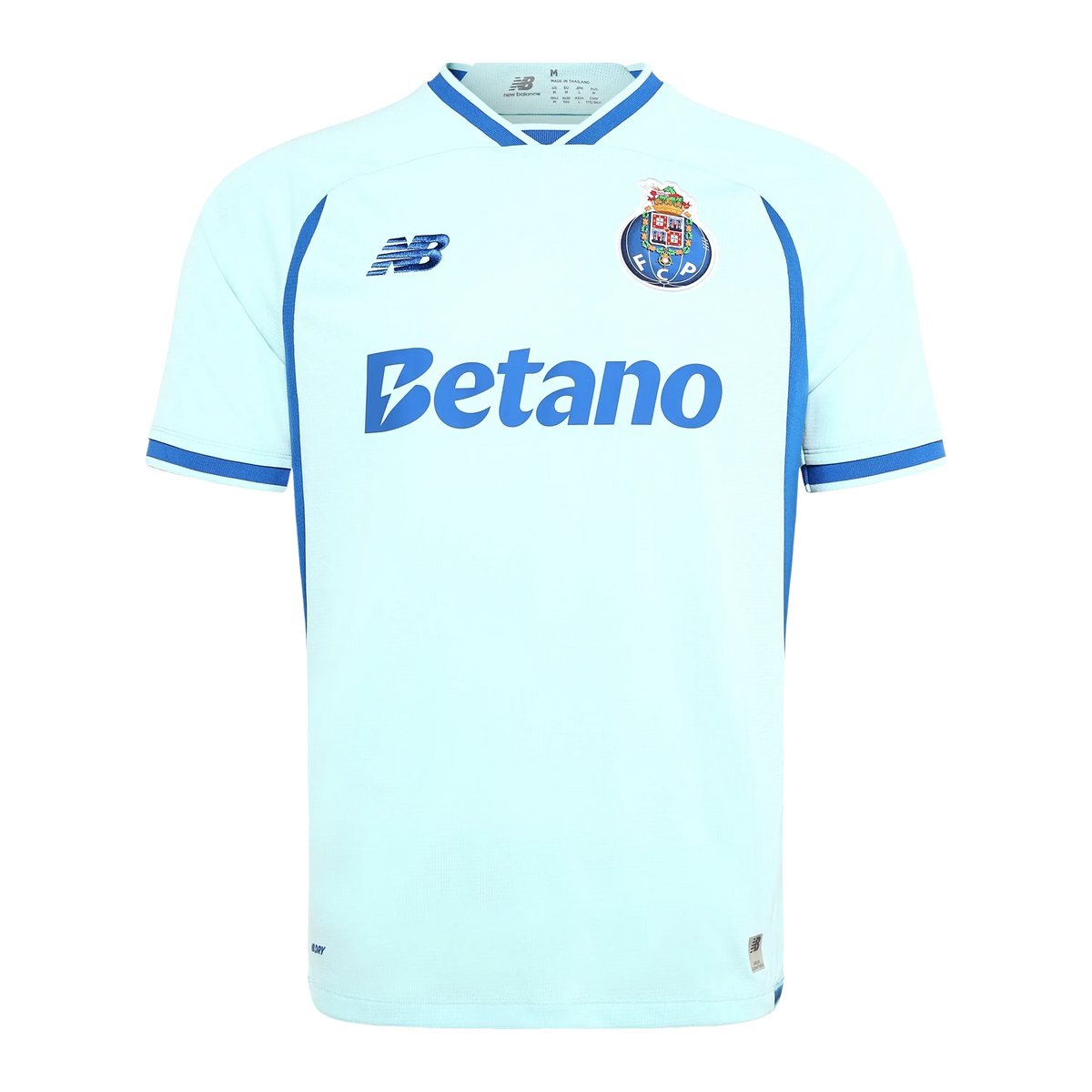Front view of FC Porto 2026-2027 third turquoise stadium replica soccer jersey by Final Third Kit