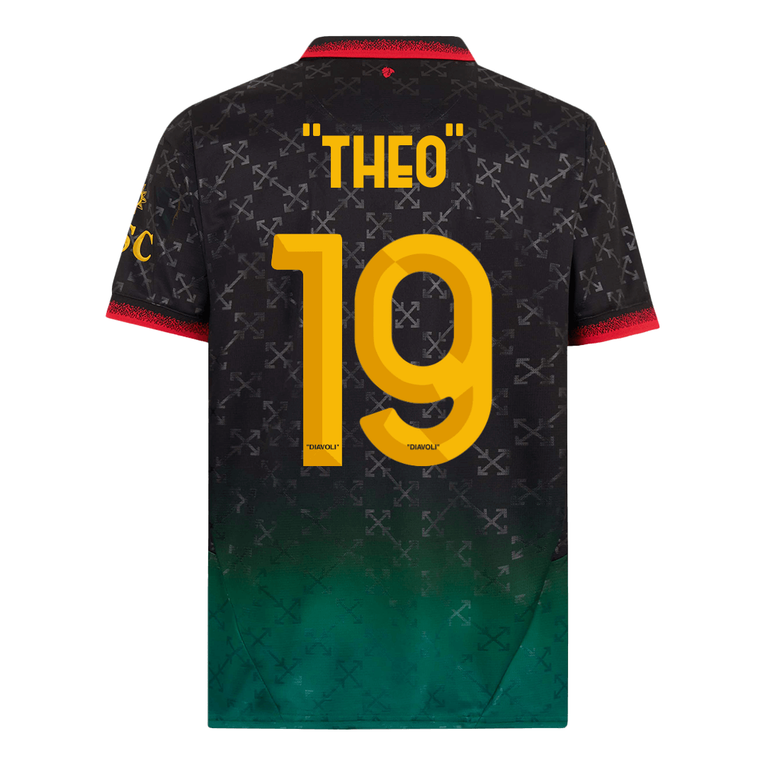 AC Milan THEO  #19 Fourth Away Soccer Jersey 2024/25