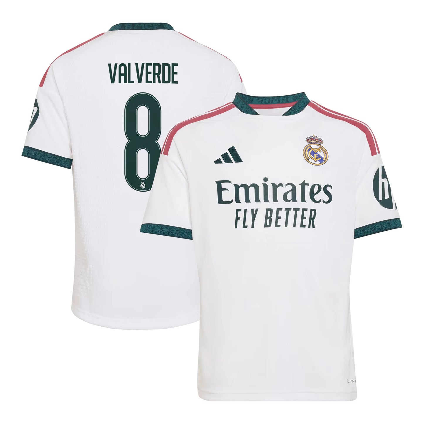 Real Madrid 2026/27 Home Kids Replica Jersey With Valverde #8 Printing