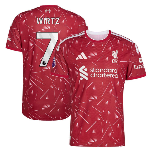 Liverpool 2026/27 Home Match Authentic Jersey - Wirtz #7