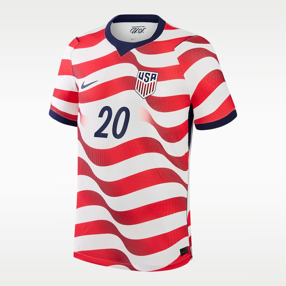 Weston McKennie USMNT 2026 World Cup Home Soccer Jersey - Stadium Replica - Final Third Kit