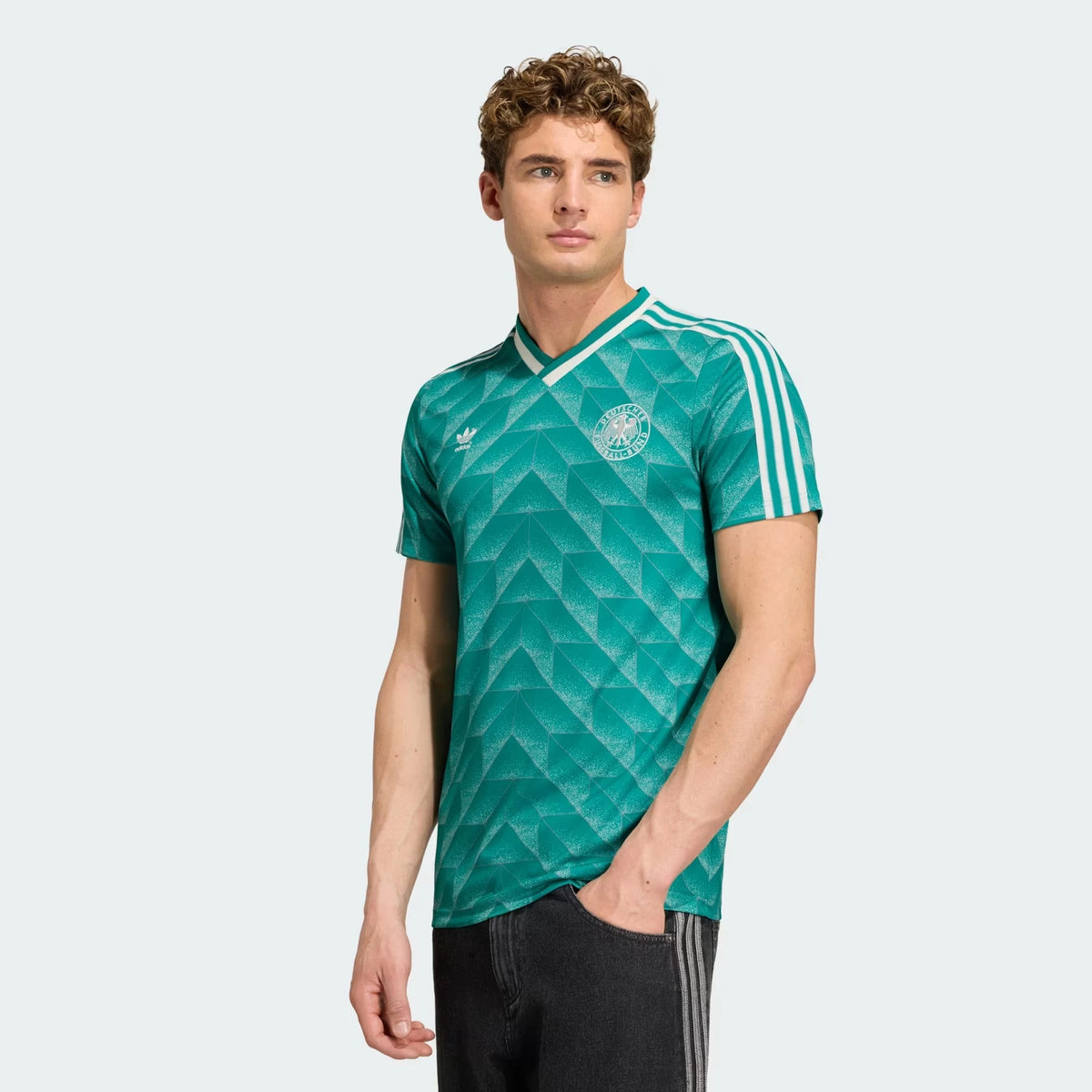 Germany 1990 Away Retro Replica Jersey - Green