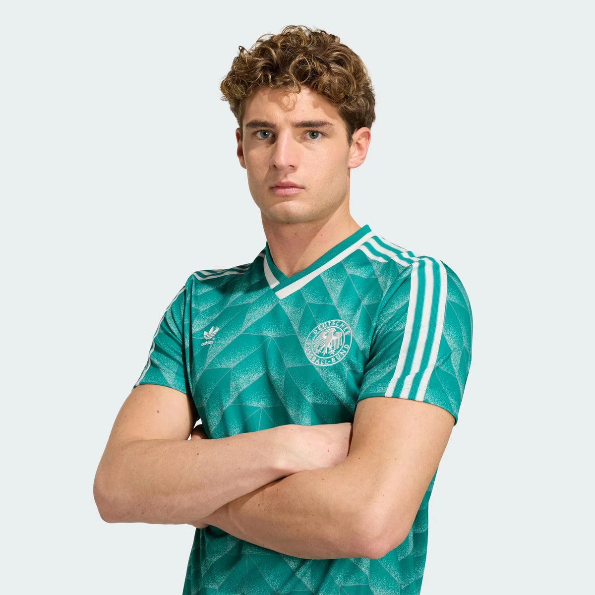 Germany 1990 Away Retro Replica Jersey - Green