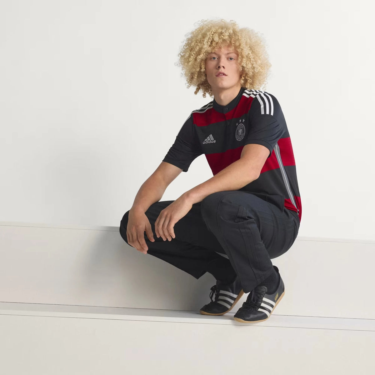 Germany 2014 Away Retro Replica Jersey - Black