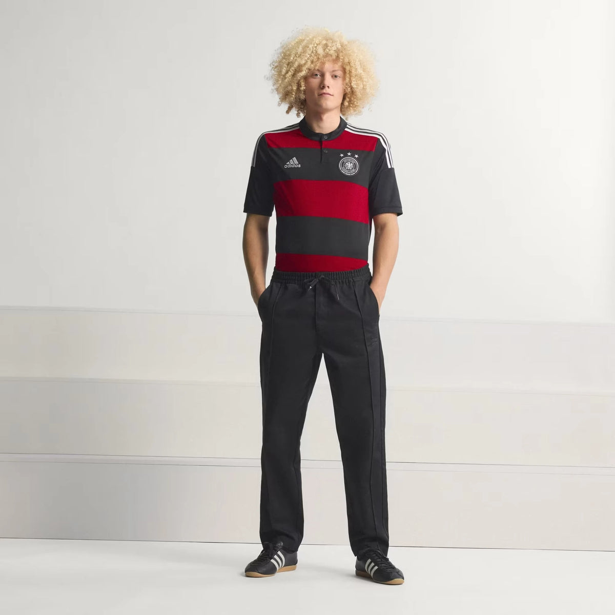 Germany 2014 Away Retro Replica Jersey - Black