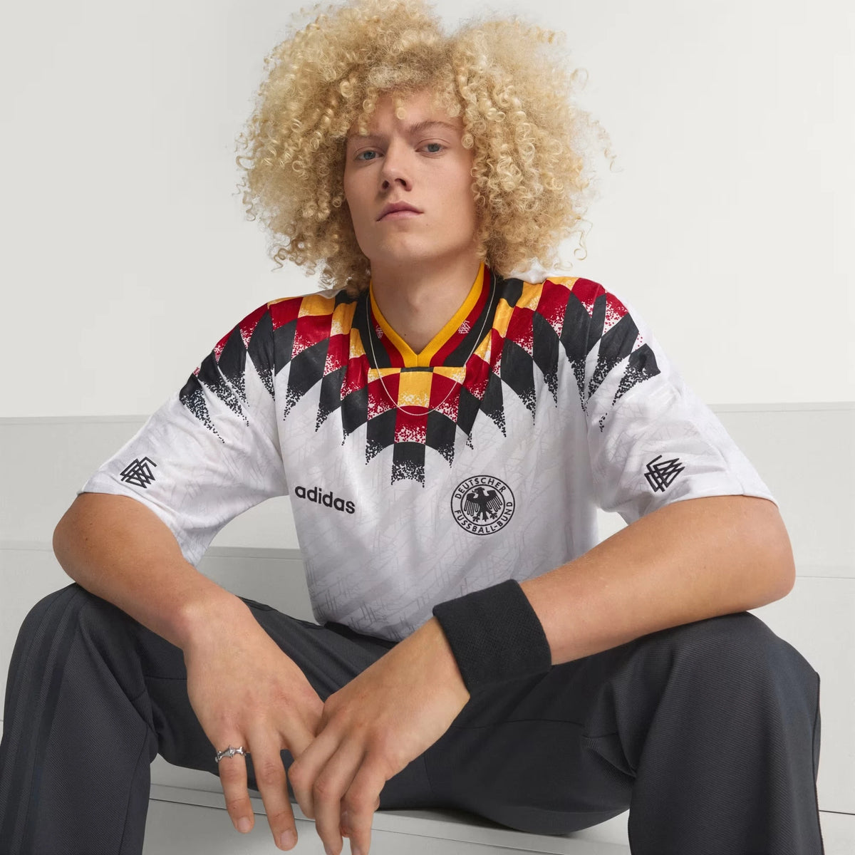 Germany Home 1994 Retro Replica Jersey - White