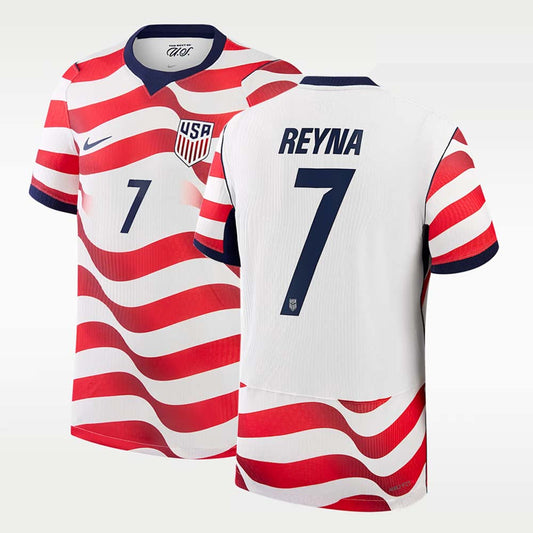 Giovanni Reyna USMNT 2026 World Cup Home Soccer Jersey - Stadium Replica - Final Third Kit