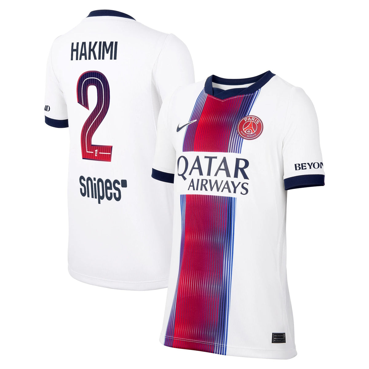 Hakimi Paris Saint-Germain Youth 2026_20 Away Stadium Replica Jersey - White