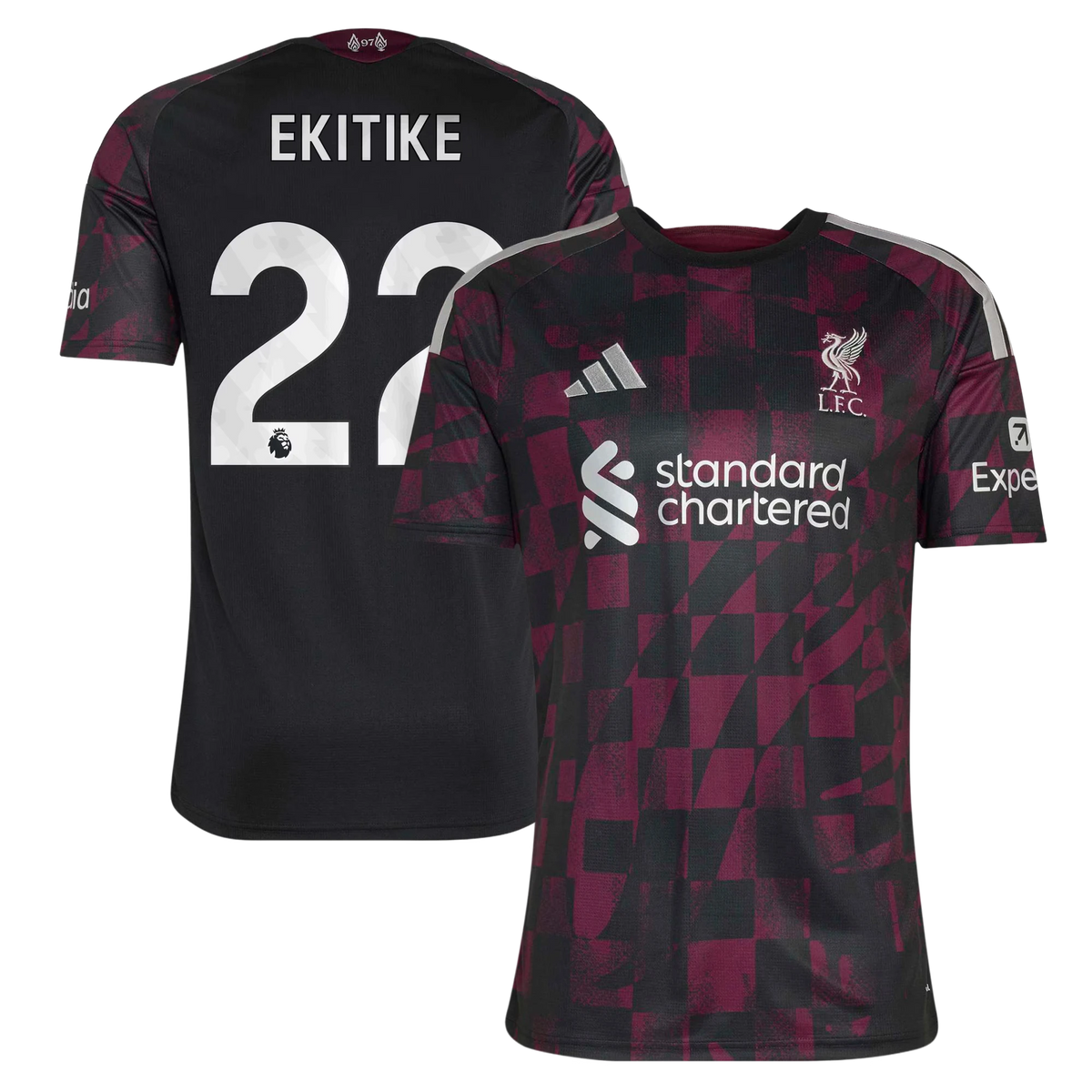 Hugo Ekitike Liverpool 2026/27 Third Replica Jersey - Black