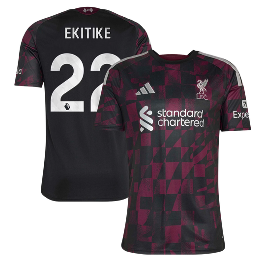 Hugo Ekitike Liverpool 2026/27 Third Replica Jersey - Black