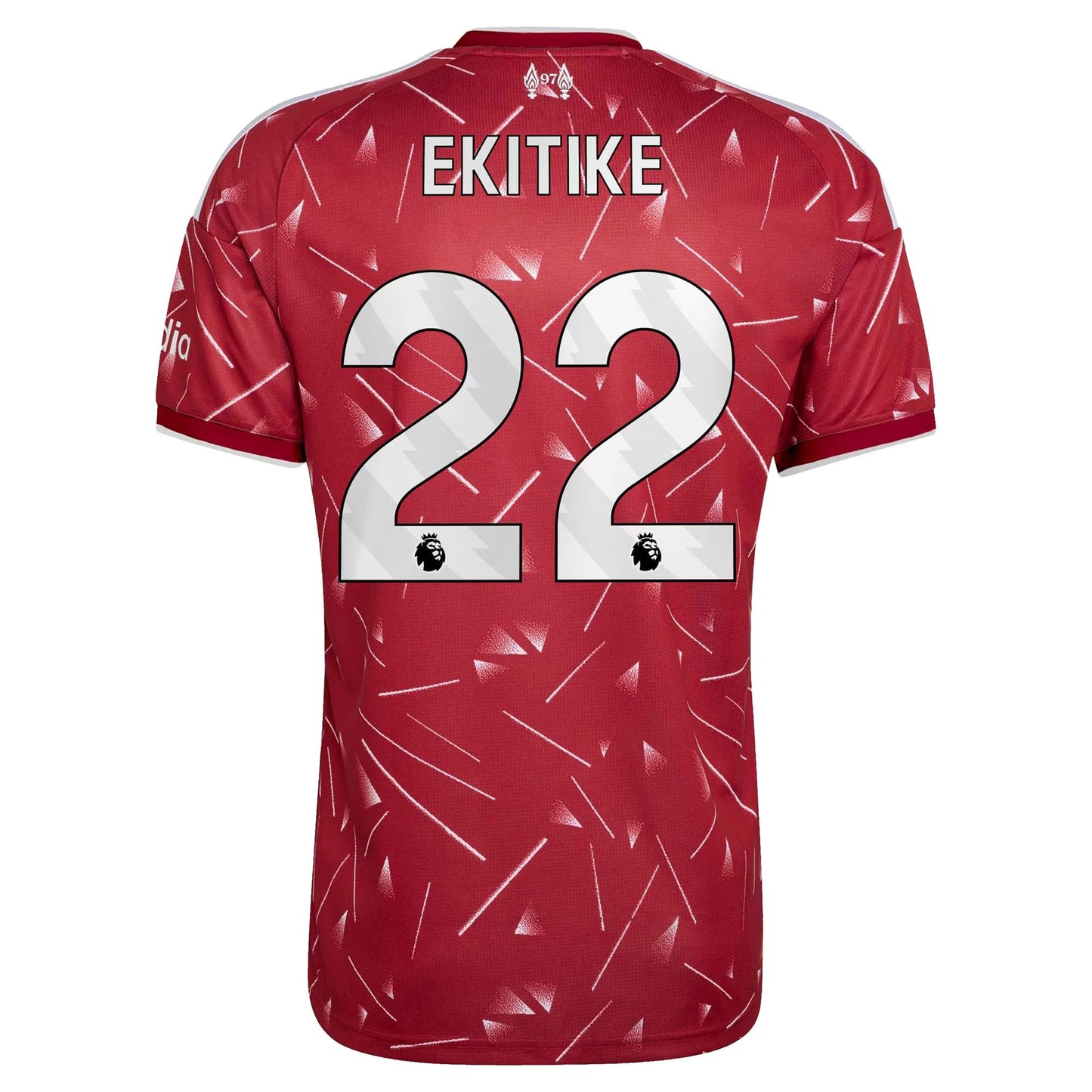 Liverpool 2026/27 Home Stadium Replica Jersey - Ekitike #22 back view