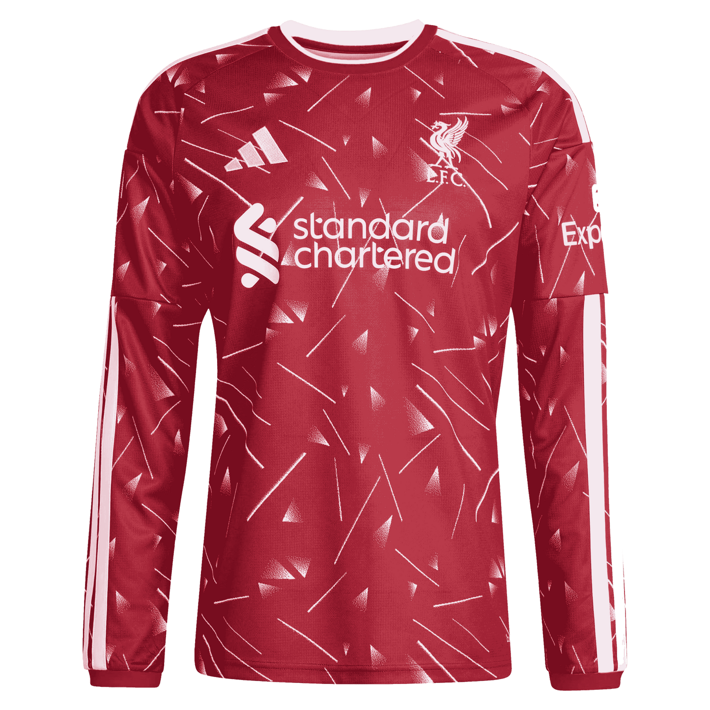 Liverpool 2026/27 Home Stadium Replica Long Sleeve Jersey - Ekitike #22 front view