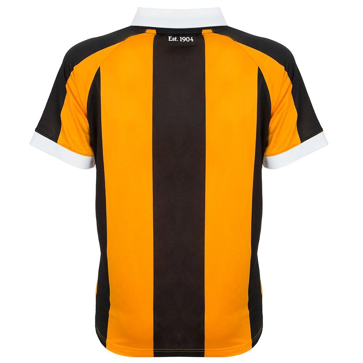 Back view of Hull City 2026-2027 home yellow replica football shirt by Final Third Kit