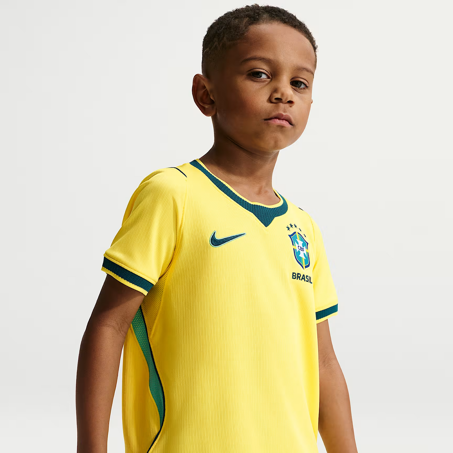 Brazil 2026 Home World Cup Kids Football Soccer Jersey