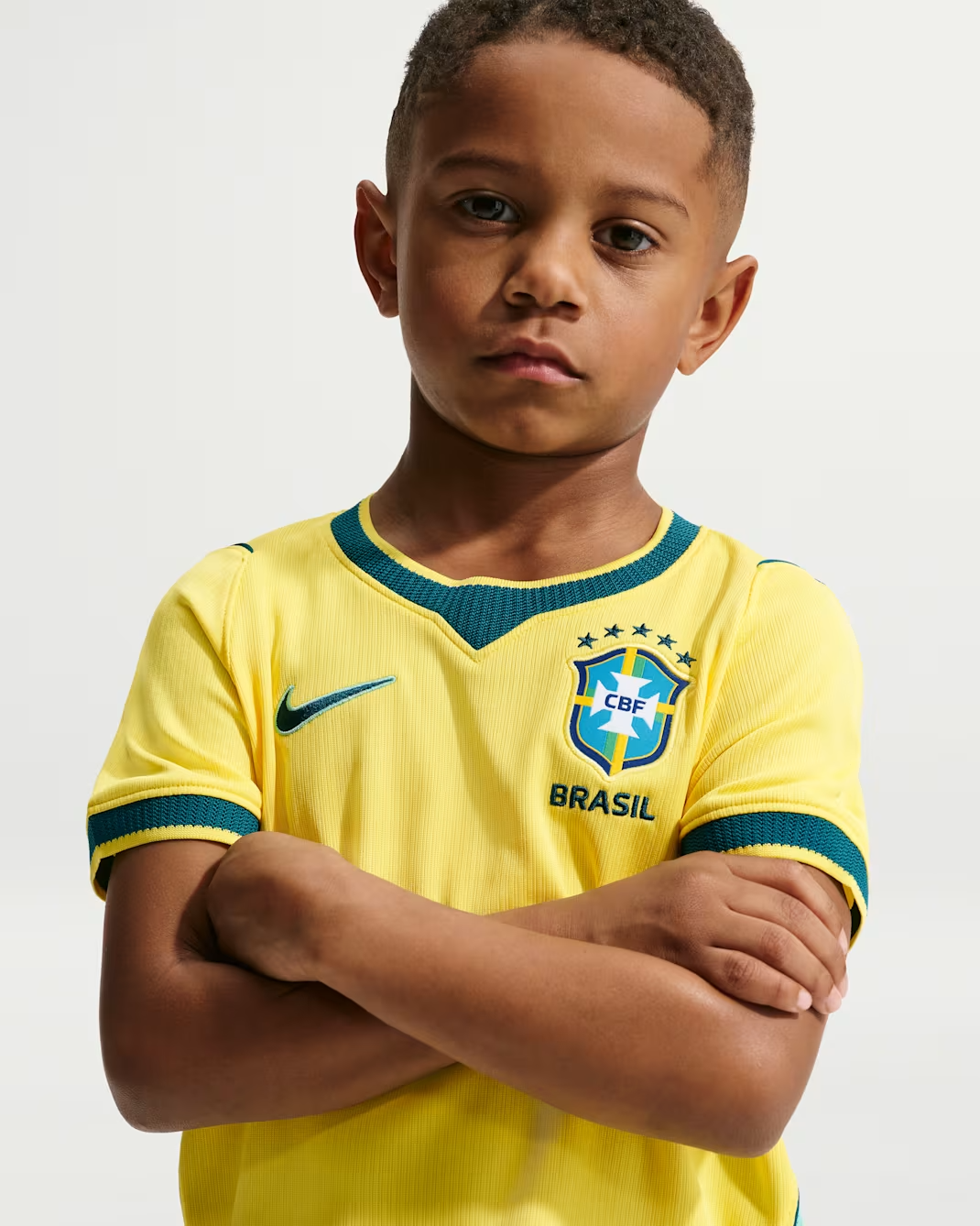 Brazil 2026 Home World Cup Kids Football Soccer Jersey