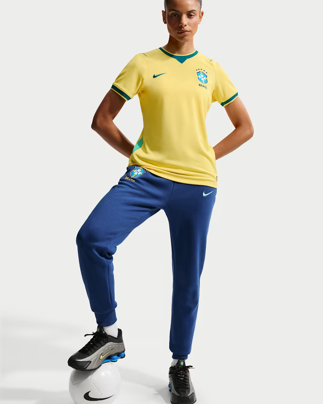 Brazil 2026 Stadium Away Women's Nike Dri-FIT Soccer Replica Jersey