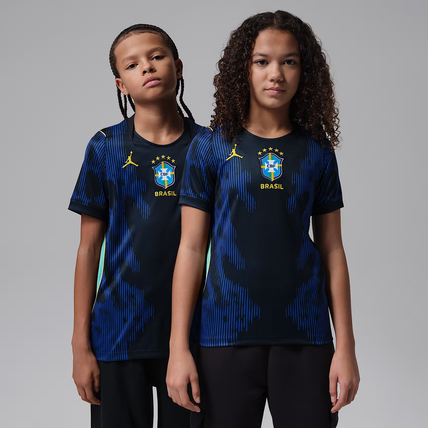 Brazil 2026 Away World Cup Kids Football Soccer Jersey