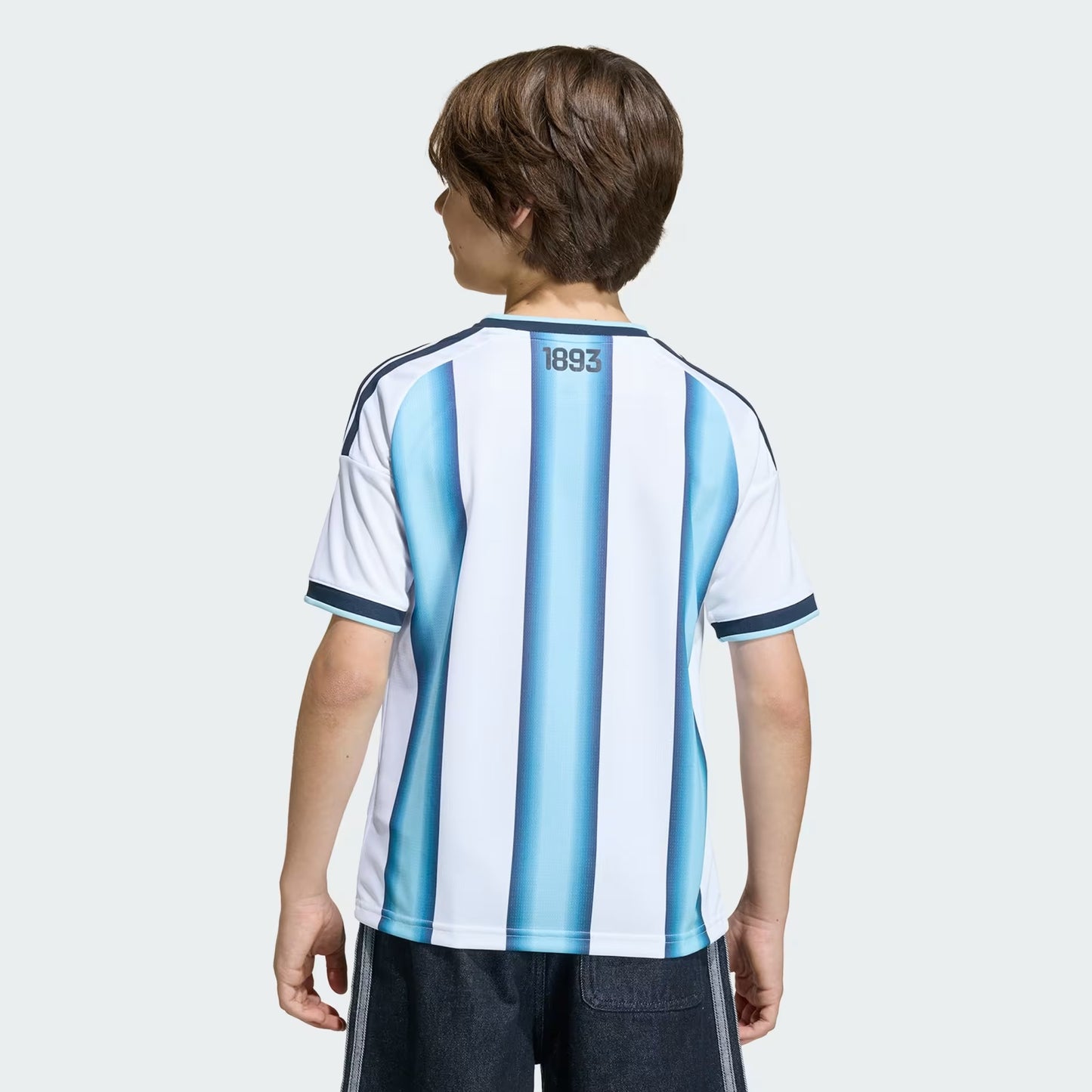 Argentina 26 Home Kids Football Jersey