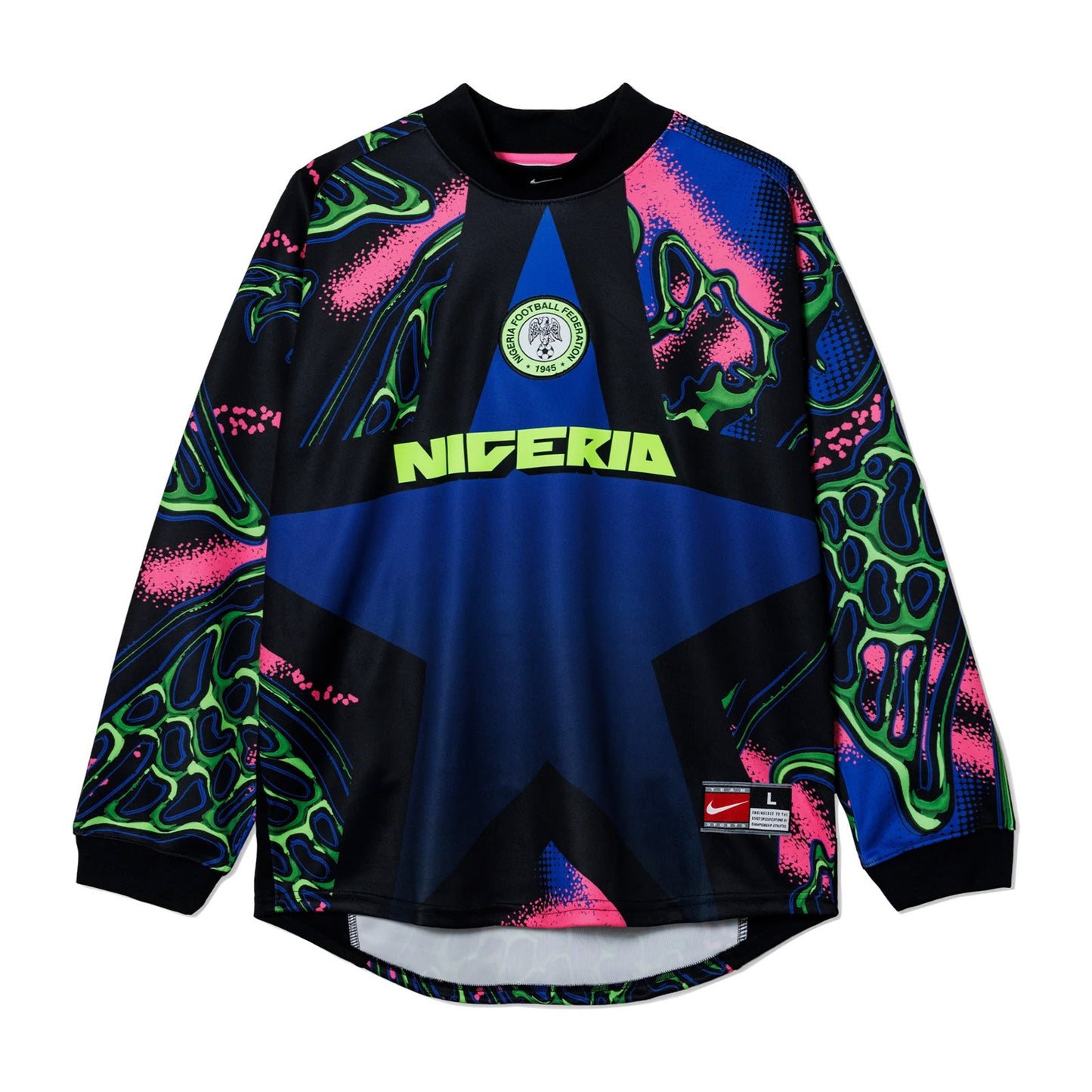 Nigeria 2025/26 "Hollywood Keepers" Special Edition Lifestyle Tracksuit - Electric Green/Black