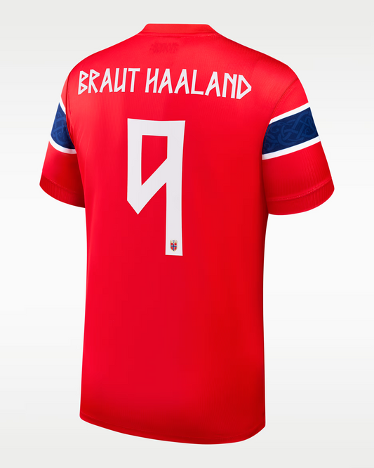 Haaland Norway National Team 2026 Home Football Soccer Jersey