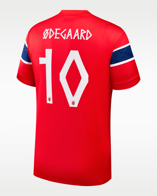 ÿdegaard Norway National Team 2026 Home Football Soccer Jersey