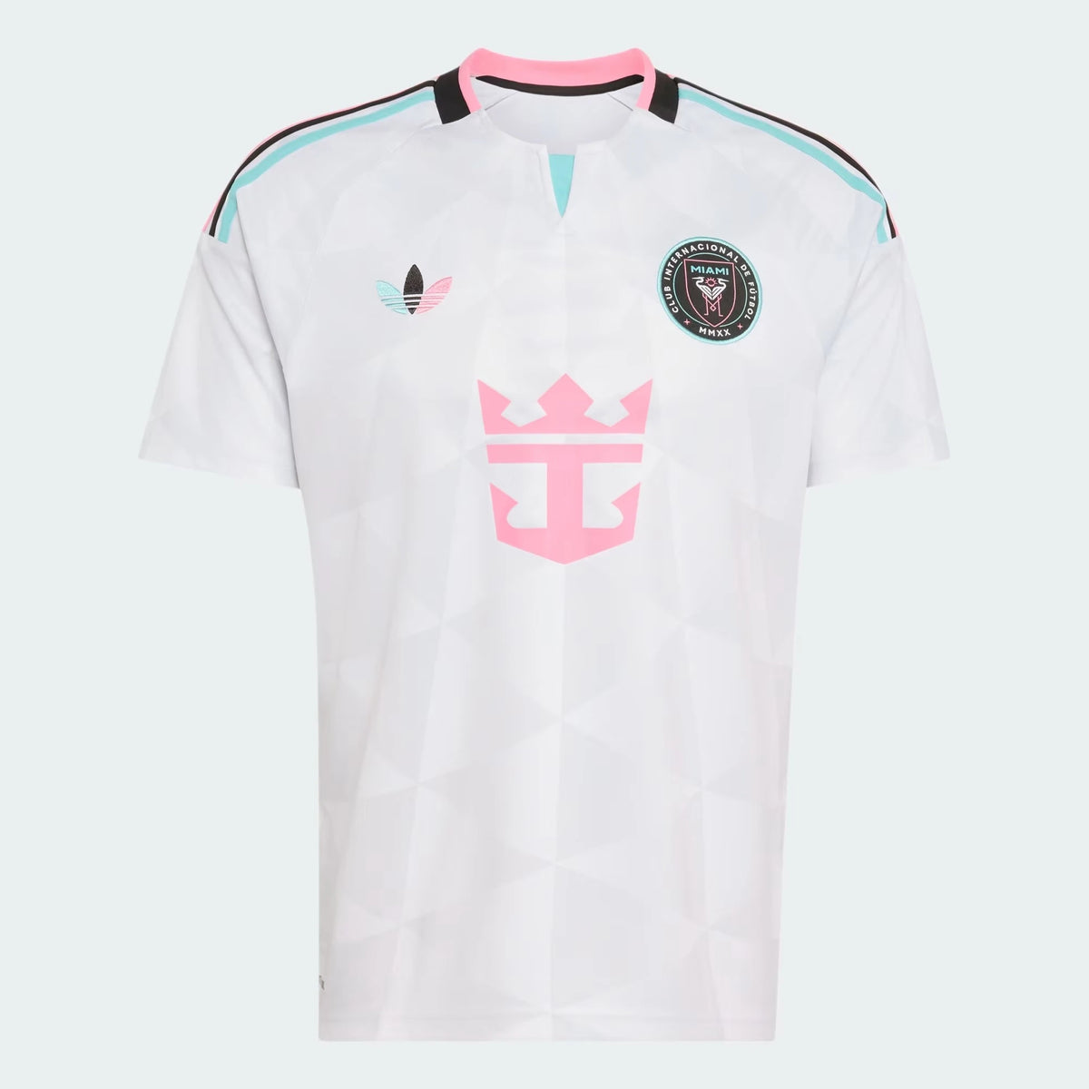 Front view of Inter Miami CF 2026 third white replica soccer jersey by Final Third Kit