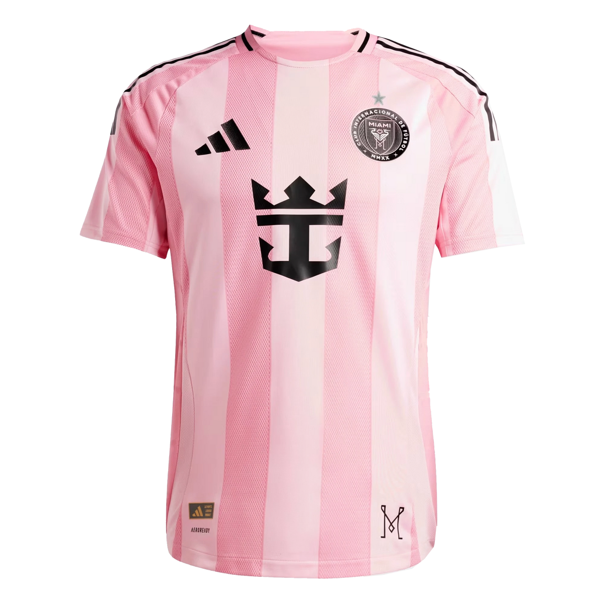 Front view of Inter Miami CF 2026-2027 home pink authentic soccer jersey by Final Third Kit