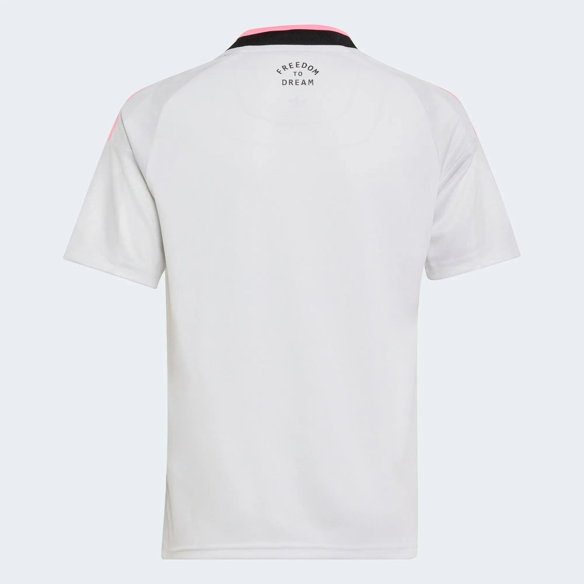 Back view of youth Inter Miami CF 2026 third white replica football shirt by Final Third Kit