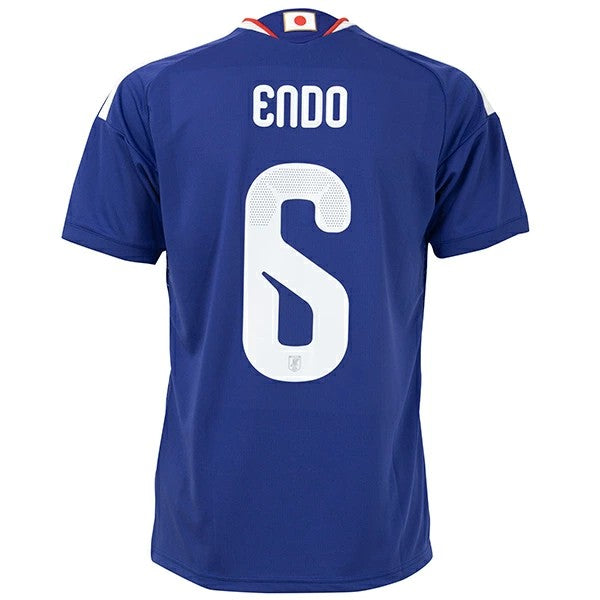 Japan 2026 World Cup Home Stadium Replica Jersey - Endo #6 back view