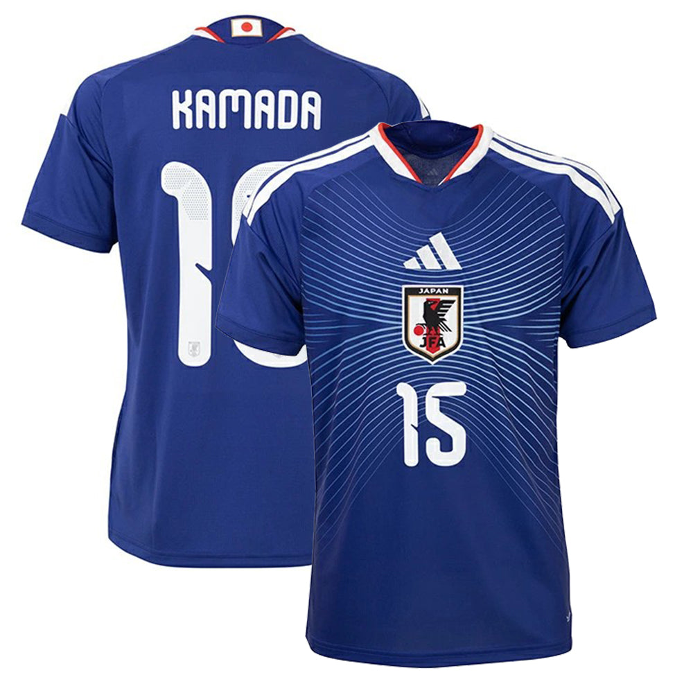 Japan 2026 World Cup Home Stadium Replica Jersey - Kamada #15
