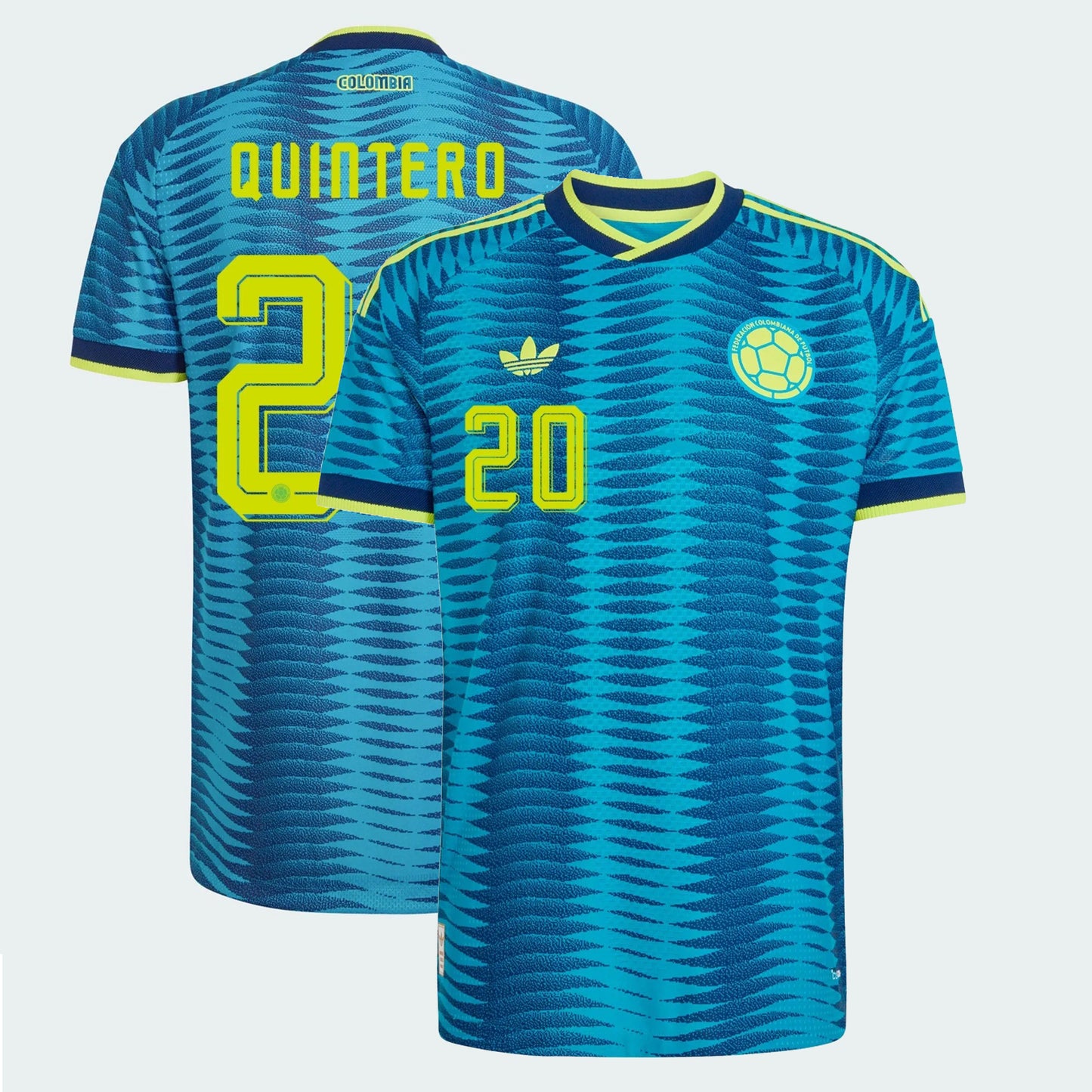 Colombia 2026 World Cup Away Stadium Replica Jersey - Davinson Sánchez #23