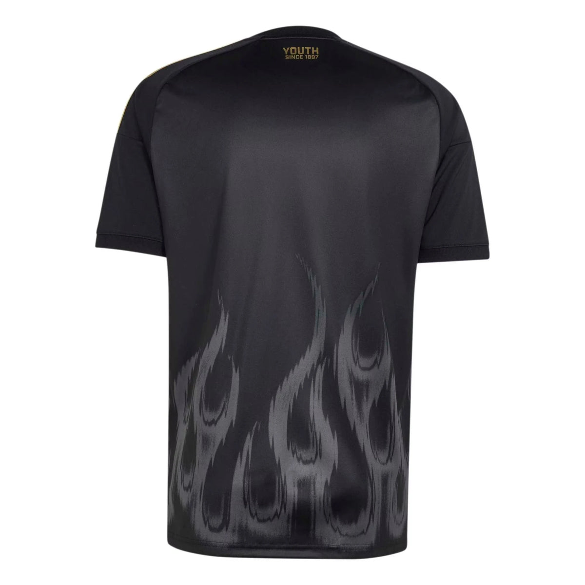 Back view of Juventus 2026-2027 third black replica football shirt by Final Third Kit