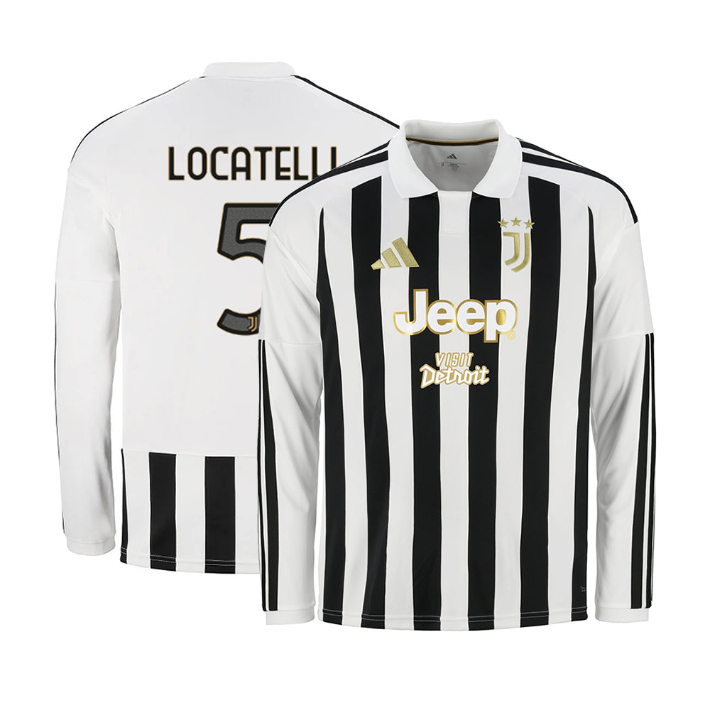 Juventus 2026/27 home jersey with LOCATELLI #5 player print