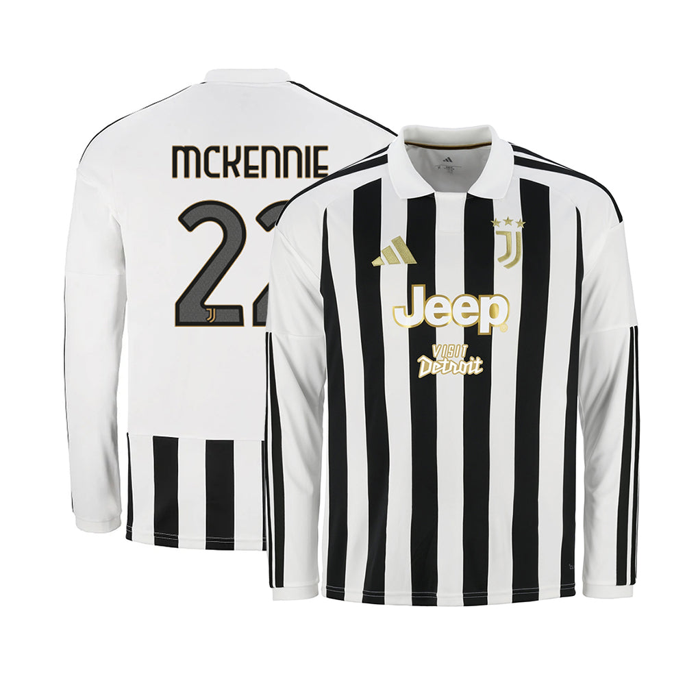 Juventus 2026/27 home jersey with MCKENNIE #22 player print