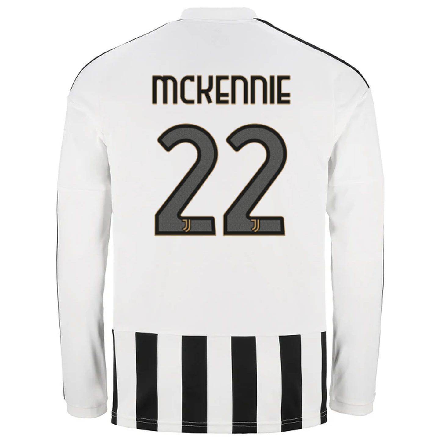 back view of Juventus 2026/27 home jersey with MCKENNIE #22 player print