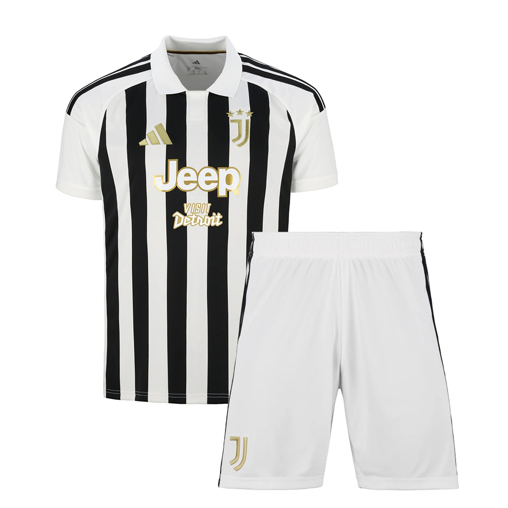 Juventus 2026/27 kids home kit jersey and shorts set
