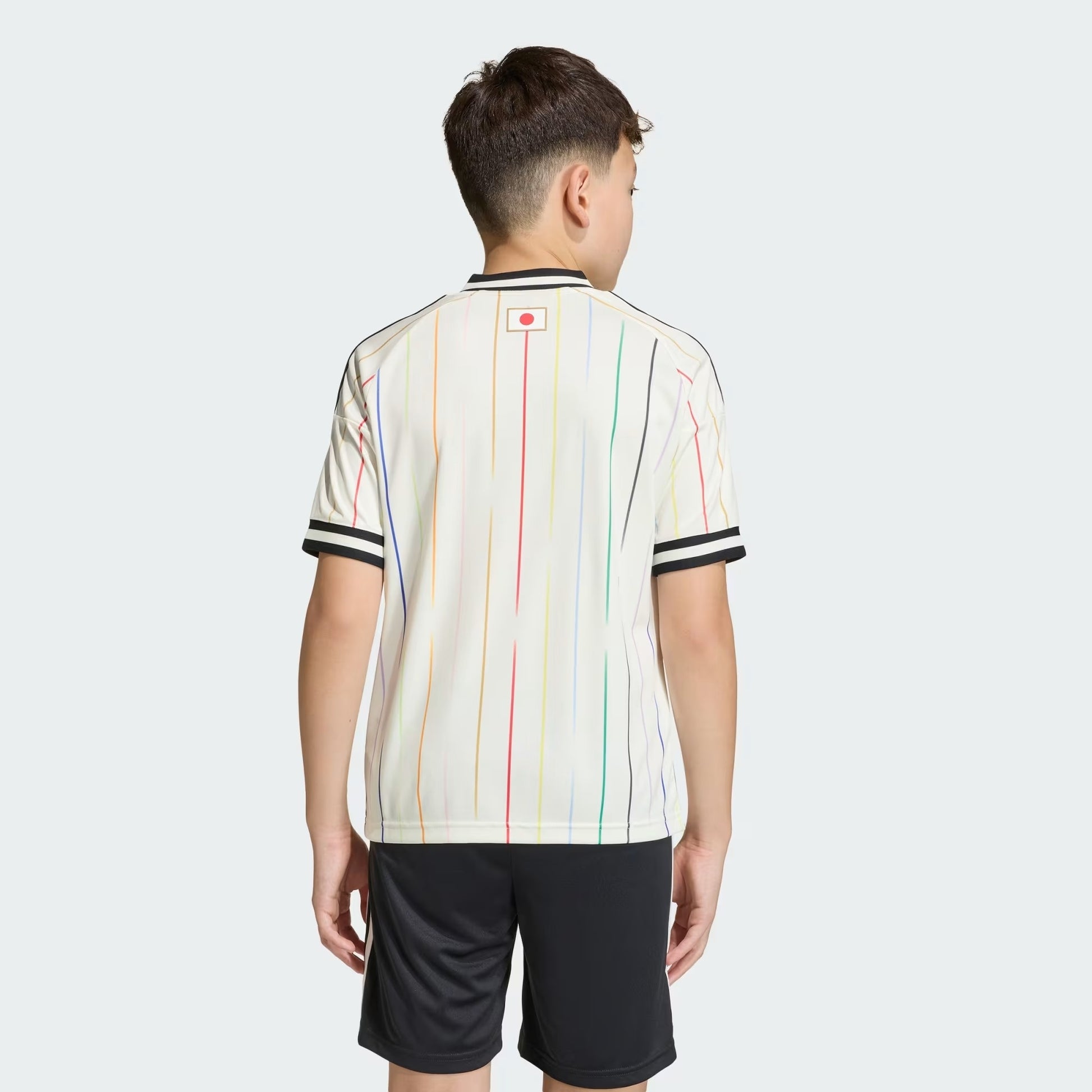 Back View Of Kids Japan 2026 World Cup away stadium replica jersey