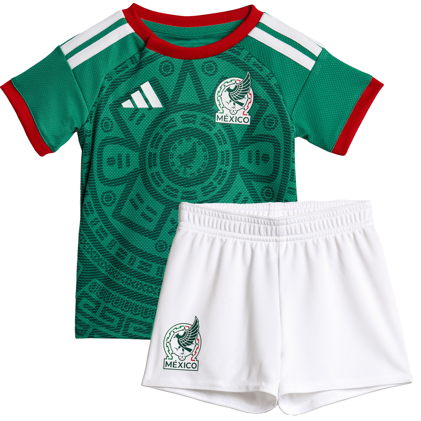 Mexico national team 2026 green home soccer uniform for kids