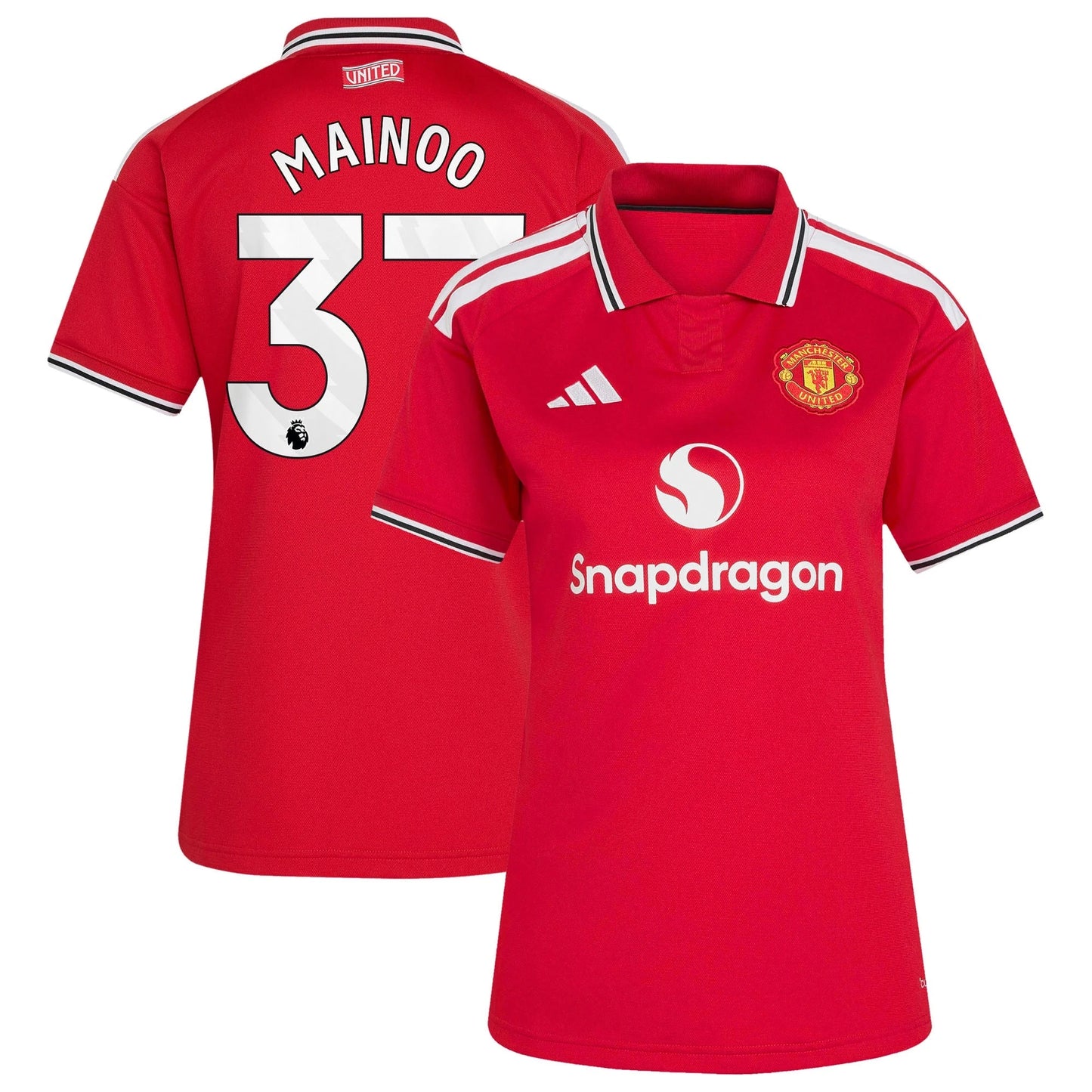 Kobbie Mainoo #37 Manchester United Women's 2026/27 Home Stadium Replica Jersey - Red